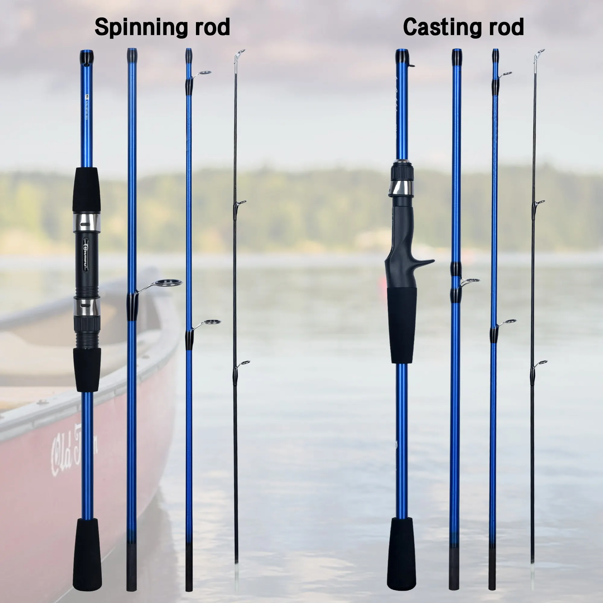 Portable Fishing Rods Carbon Fiber Positioning Fishing Rods