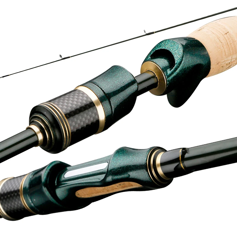 Spinning or Casting Carbon Fishing Rod 4-5 Sections Portable - Good Baits
