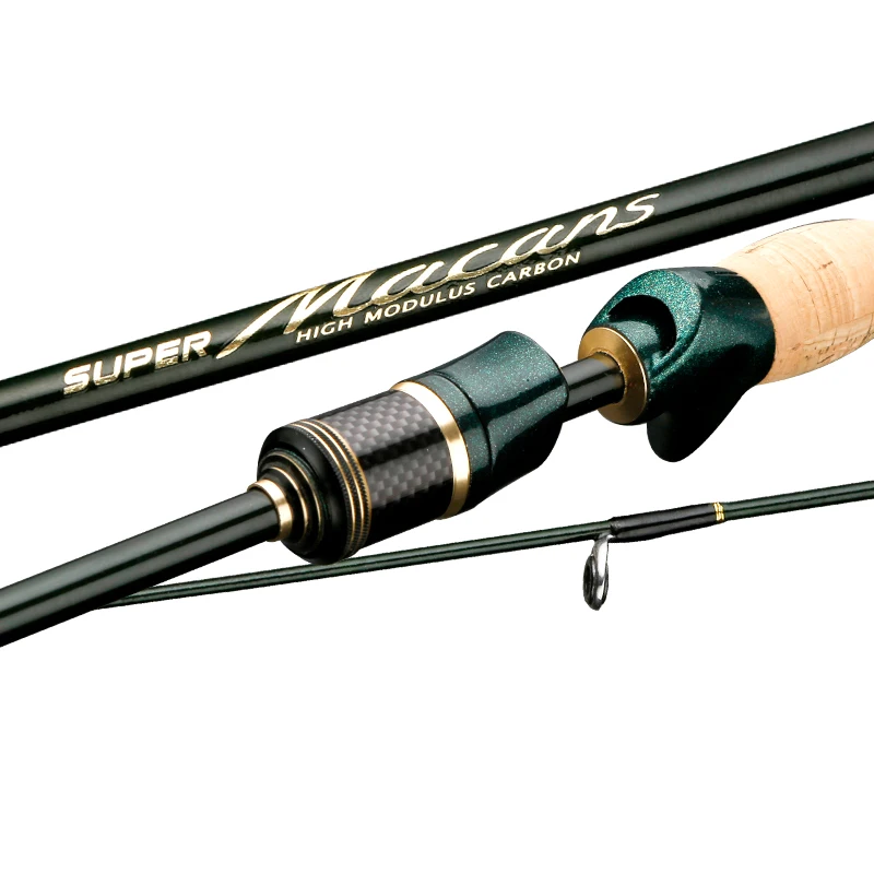 Spinning or Casting Carbon Fishing Rod 4-5 Sections Portable - Good Baits