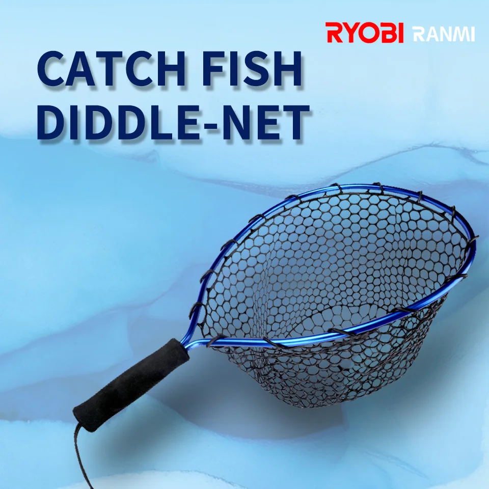 RYOBI RANMI Catch & Release Net with Magnetic Net Release - Good Baits