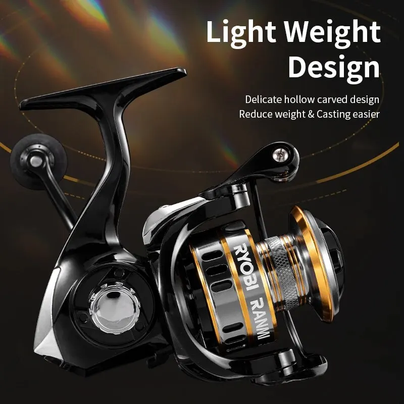 RYOBI RANMI RY Spinning Reel Ultralight Metal Fishing Reel - Good Baits